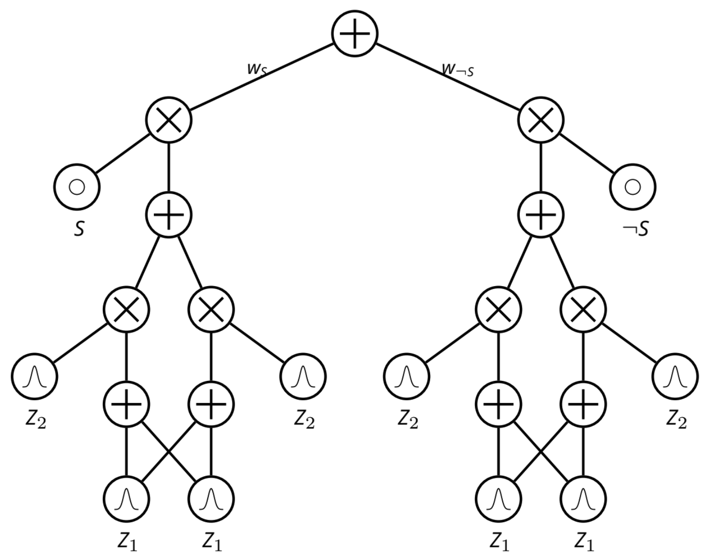 Probabilistic circuit used for fair image generation